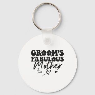 Grooms sköna Mor Groovy Mamma i Groom Nyckelring