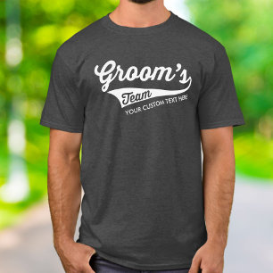 Grooms Team Personligt bröllp Bachelor Party Sport T-shirt