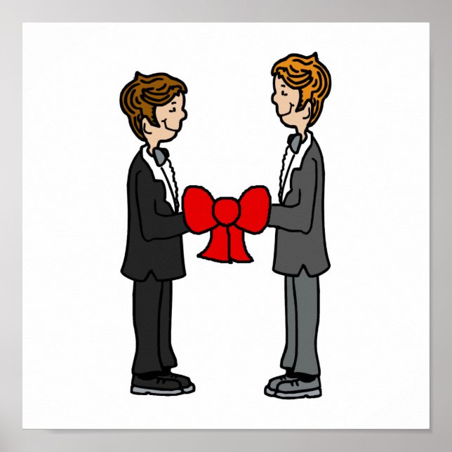 Grooms Tie the Knot Poster (Framsidan)