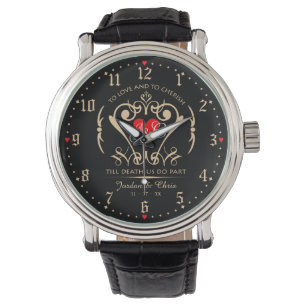Groom's to Kärlek & to Cherish eWatch Watch Watch Armbandsur