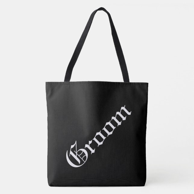 Grooms Tote Bag Tygkasse (Framsida)