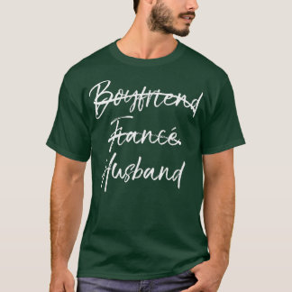 Groom's Wedding Gift Not Boyfriend Fiance Marked O T Shirt