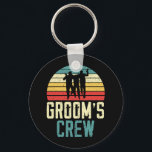 Grooms'Crew Groom Squad Stag Night Bachelor Party Nyckelring<br><div class="desc">Grooms'Crew Groom Squad Stag Night Bachelor Party</div>