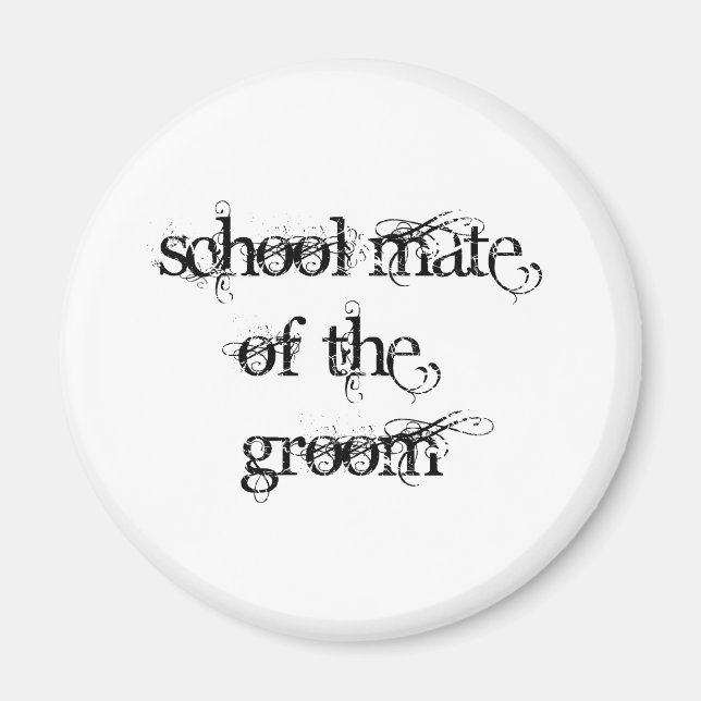 Groomskolemat Magnet (Framsidan)