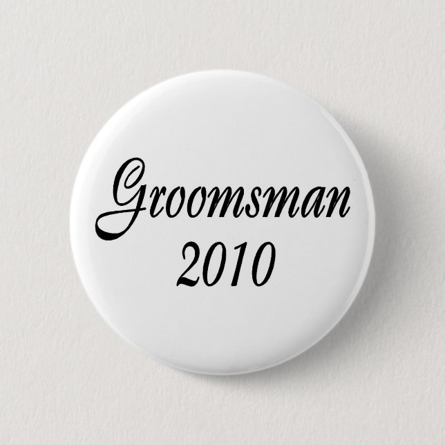Groomsman 2010 knapp (Framsida)