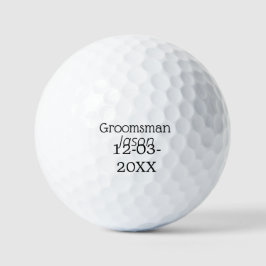 Groomsman bachelorette Party add namn modern simpe