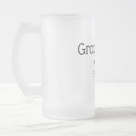 Groomsman bachelorette Party add namn modern simpe Frostat Ölglas