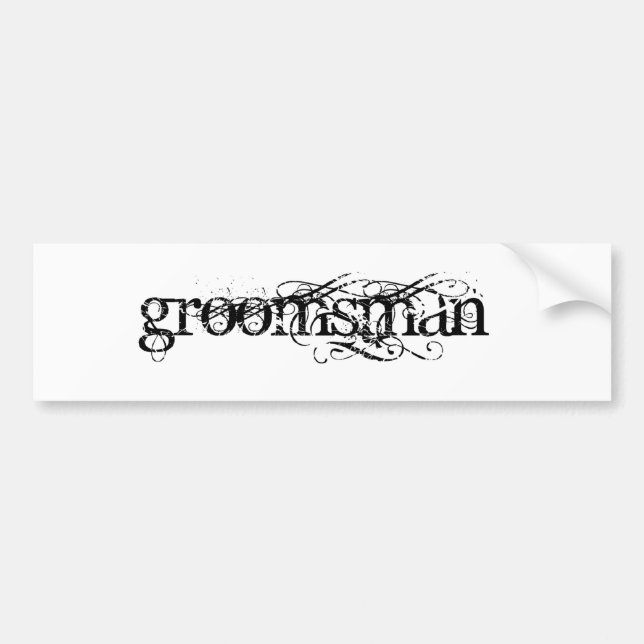 Groomsman Bildekal (Framsidan)