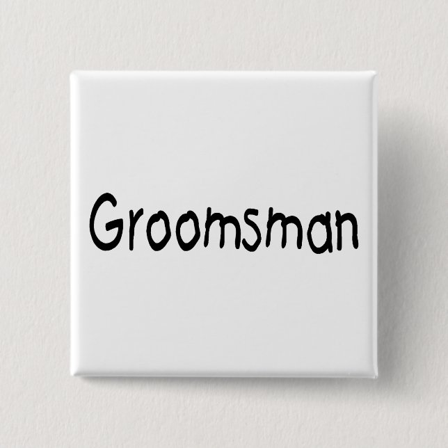 Groomsman (Blk) Knapp (Framsida)