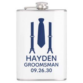 Groomsman Blue Tie Fickplunta