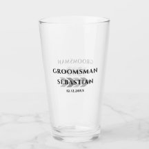 Groomsman Bröllop Gift Personlig