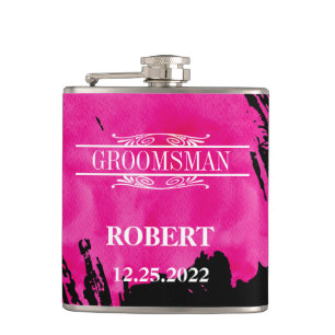Groomsman Bröllop Hip-kolv Fickplunta