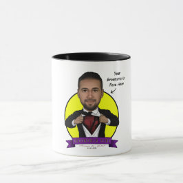 Groomsman/Deadpool Caricature Mugg