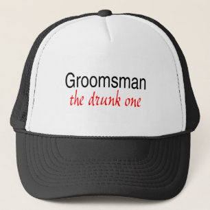 Groomsman (den berusade) truckerkeps
