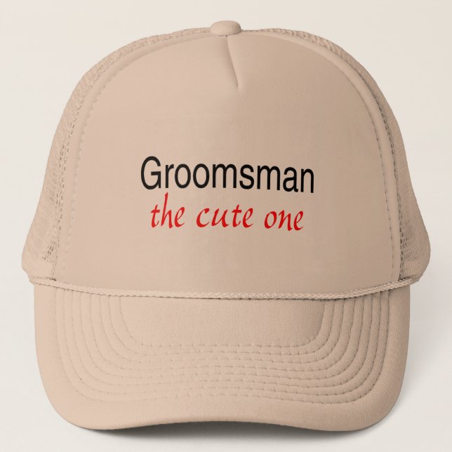 Groomsman (den gulliga) keps (Framsida)
