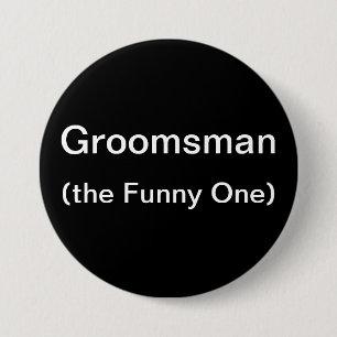 Groomsman den roliga knapp