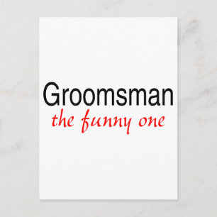Groomsman, den ynkliga en vykort