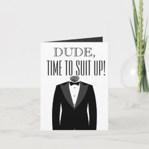 Groomsman eller Best Man Frieri fotoinbjudan Kort