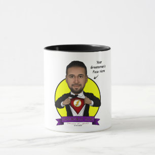 Groomsman/Flash Caricature Mugg