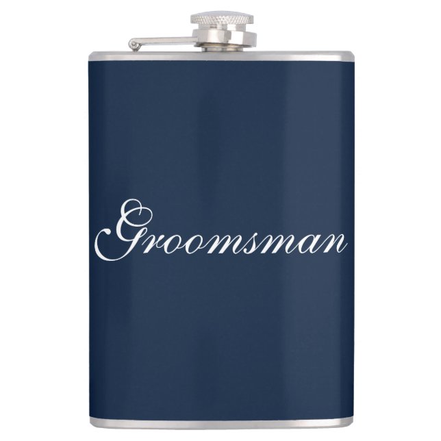 Groomsman Flask Fickplunta (Framsidan)