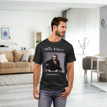 Groomsman-fotokandidat T Shirt<br><div class="desc">Anpassa och lägg till ett eget foto av den som kör datorn. Anpassa och lägg till ett namn. Text: Groomsman</div>