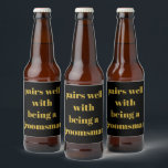 Groomsman Frieri om du blir min Groomsman-gåva Ölflaska Etikett<br><div class="desc">Groomsman frieri öletiketter i flaska,  kommer du att vara min groomsman,  bäste man frieri begär gåva,  groomsman presenterar vin-etikett,  par gott med groomsmanska funktioner,  reklampartisklåda,  gåva till marskalkar från brudgummen,  hon fick mig att få en elegant,  original,  original,  masskulär modern,  liquor minimalist klassisk man</div>