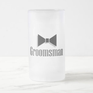 Groomsman Frostat Ölglas