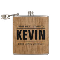 Groomsman Gifts-Wood Struktur Skriv ut