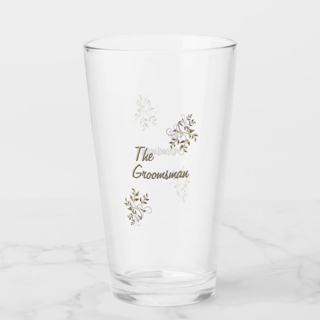 Groomsman Glass Glaskopp (Framsida)