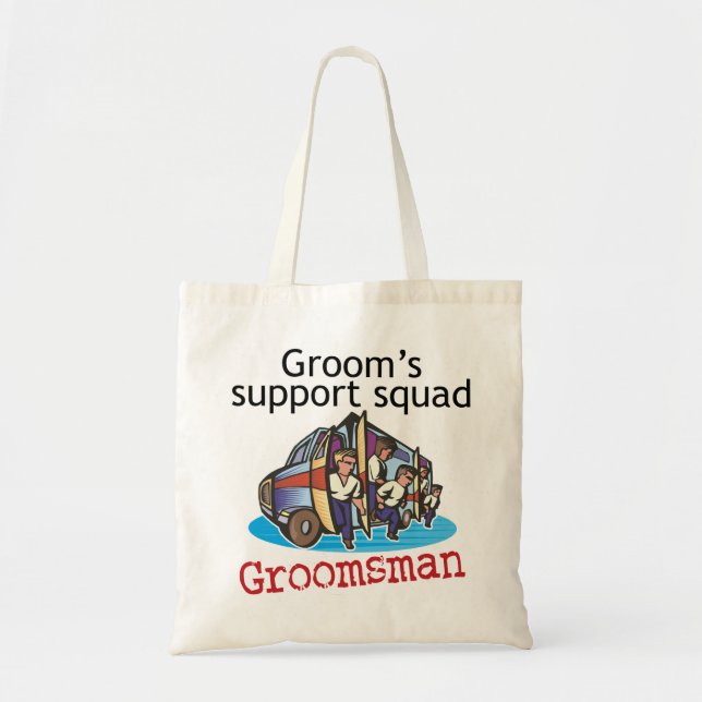 Groomsman Grooms torg Tygkasse (Framsidan)