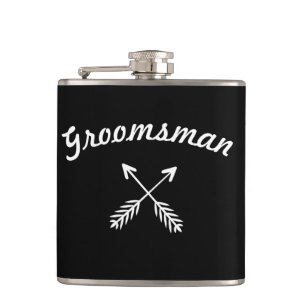 Groomsman korsade pilar valfri Anpassningsbar Färg Fickplunta