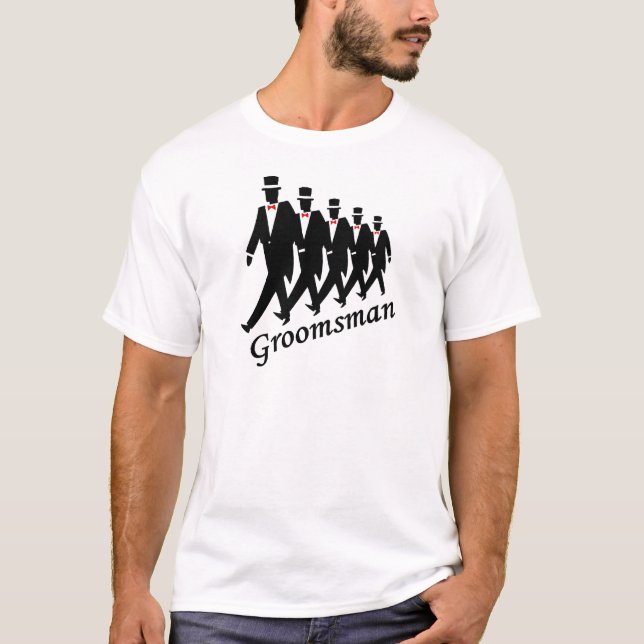 Groomsman (Manar) T Shirt (Framsida)