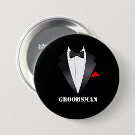 Groomsman med Tuxedo Shirt - Knapp