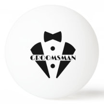 Groomsman Ping Pong Boll