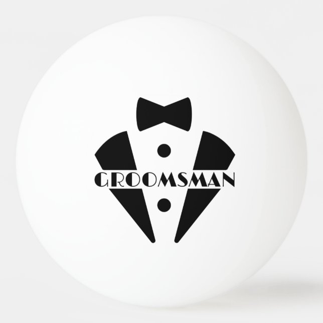 Groomsman Ping Pong Boll (Framsidan)