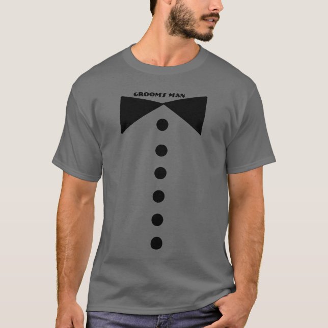 Groomsman Shirt Tee (Framsida)