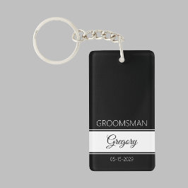 Groomsman Thank You Keychain