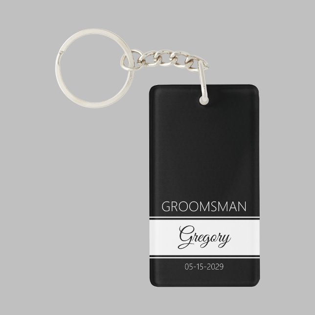Groomsman Thank You Keychain (Skapare uppladdad)