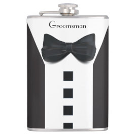 Groomsman Tuxedo 🎩 Elegant Bling-skript Fickplunta