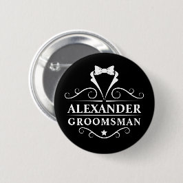 Groomsman Tuxedo Tie Black Knapp