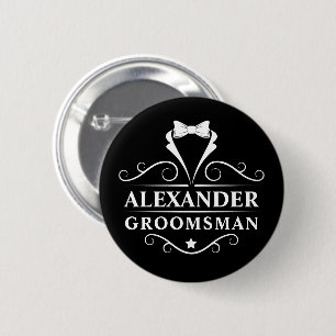 Groomsman Tuxedo Tie Black Knapp