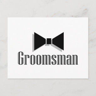 Groomsman Vykort