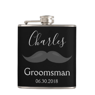Groomsman Wedding Favor Mustache Fickplunta
