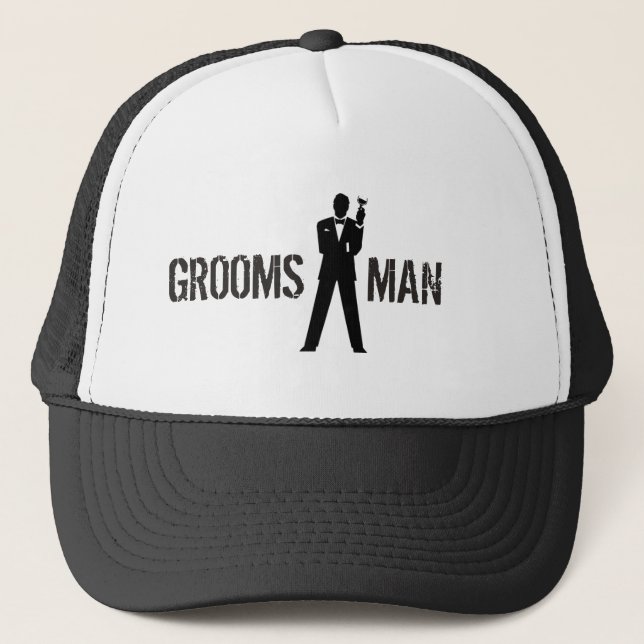 Groomsmanpartyhatt Keps (Framsida)