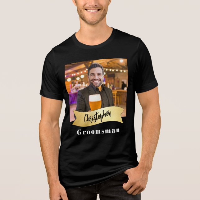 Groomsmen-serien: The Beer boss T Shirt (Framsida)
