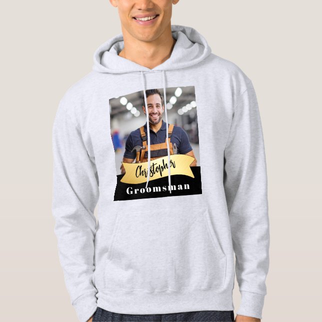 Groomsmen Series: The Fix-It Fella Hoodie (Framsida)