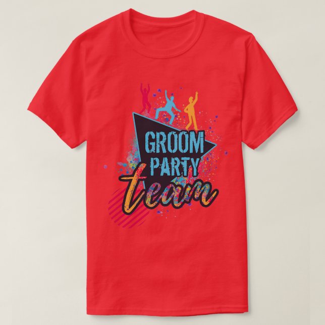 Groomx27s team II T Shirt (Design framsida)