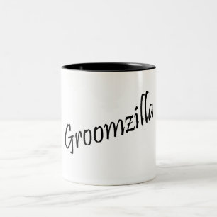 Groomzilla (Blk) Två-Tonad Mugg
