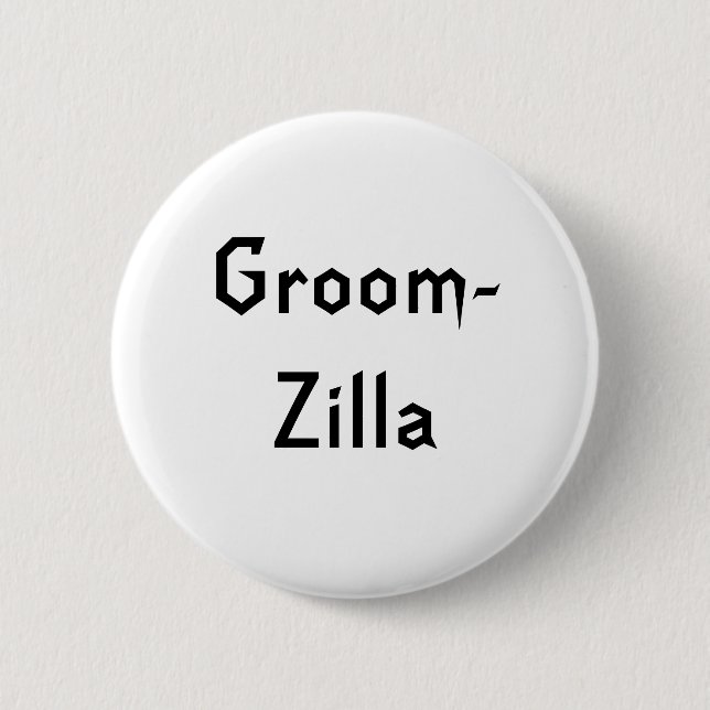 Groomzilla Knapp (Framsida)