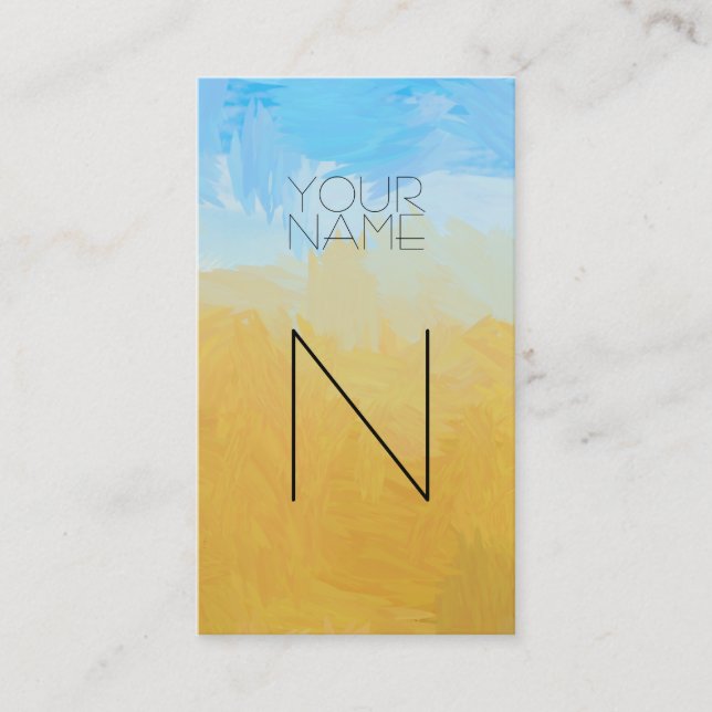 Groon-Abstrakt Visitkort (Framsida)